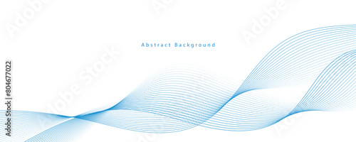 Abstract vector background with blue wavy lines. EPS10
