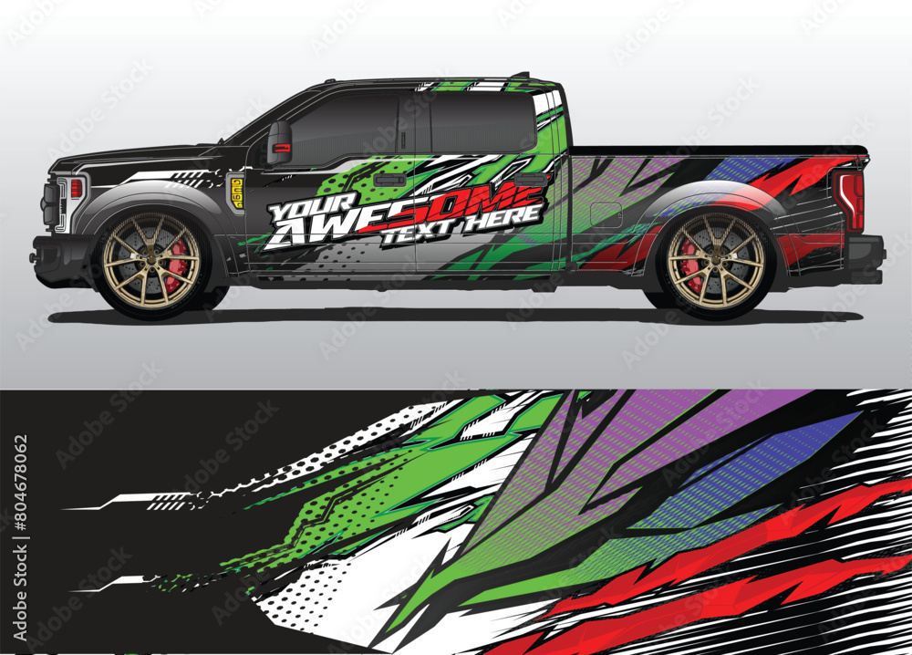 Premium Car Wrap Vector Templates: Drive Your Brand's Success Premium Car Wrap Vector Templates: Drive Your Brand's Success
