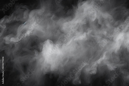 smoke on black background