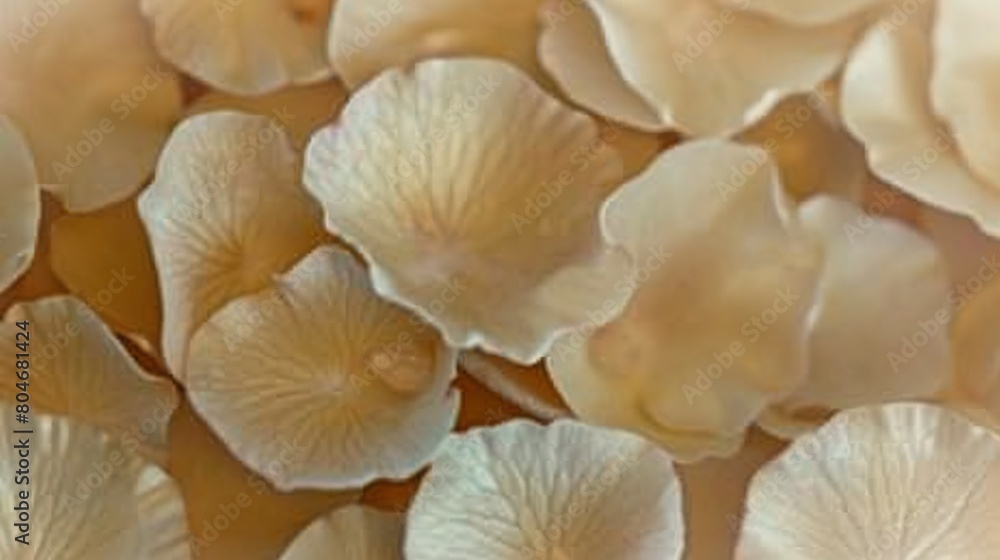 A close-up of a bouquet of white flowers, with their petals stacked on top of each other A close-up of a bouquet of white flowers, with their petals stacked on top of each other