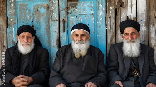 photograph of the Druze people of Lebanon. photo