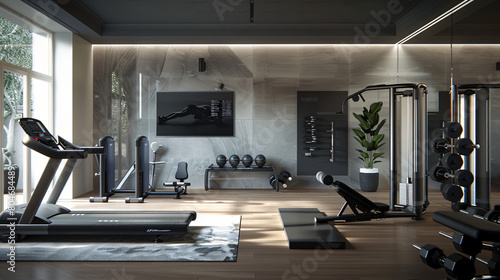 Elevate Your Fitness: Sleek Modern Studio