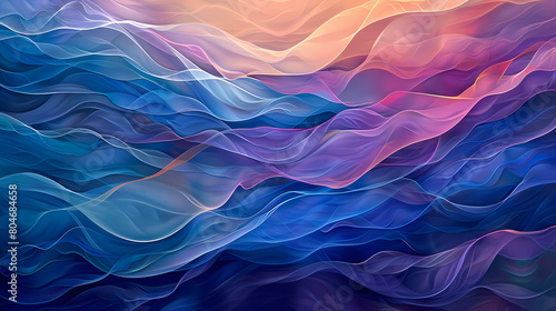 Harmonic Waves: A Symphony of Colors photo