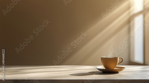A Cup of Coffee on a Table