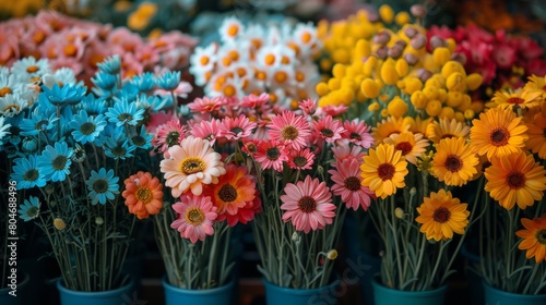 Bunch of Flowers in Grass