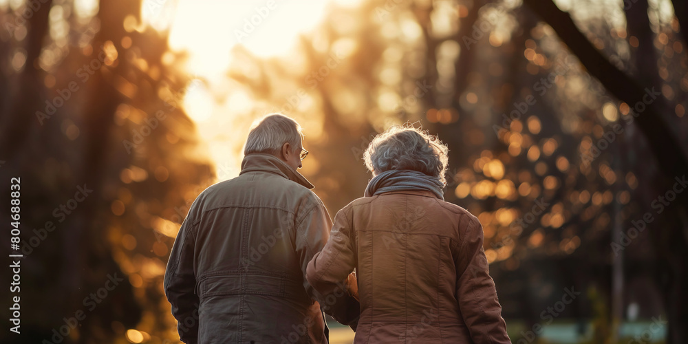 Beautiful cheerful senior couple having fun together on summer day. Spending quality time together, active leisure for elderly people.