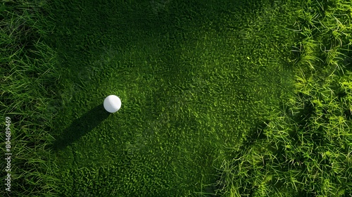 グリーン上のゴルフボール