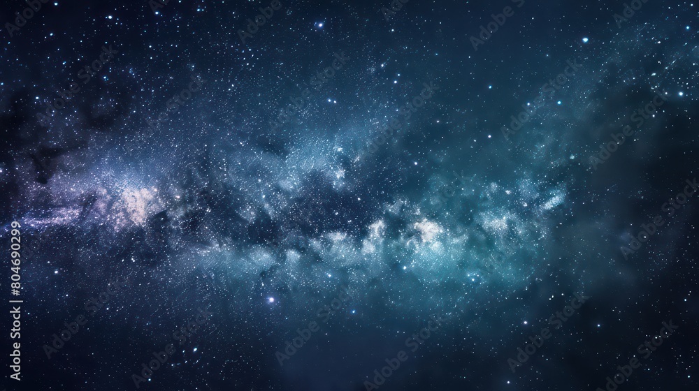 The image captures the mysterious and vast expanse of the starry night sky, dotted with cosmic dust and distant celestial bodies The image captures the mysterious and vast expanse of the starry night sky, dotted with cosmic dust and distant celestial bodies