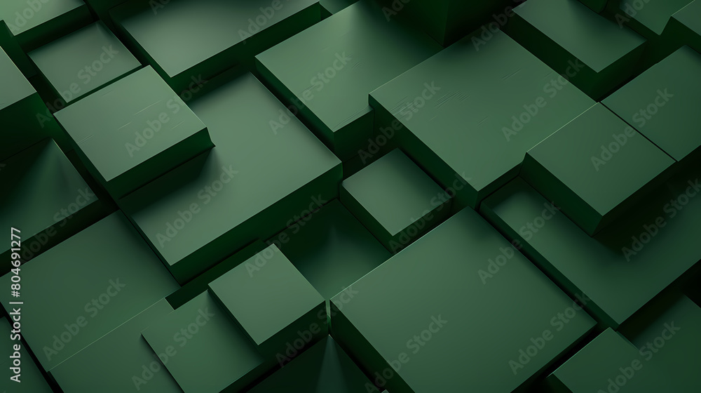 Green Depths: A Study in Shadow and Form Green Depths: A Study in Shadow and Form