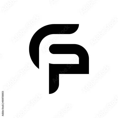 Creative letter GP monogram logo