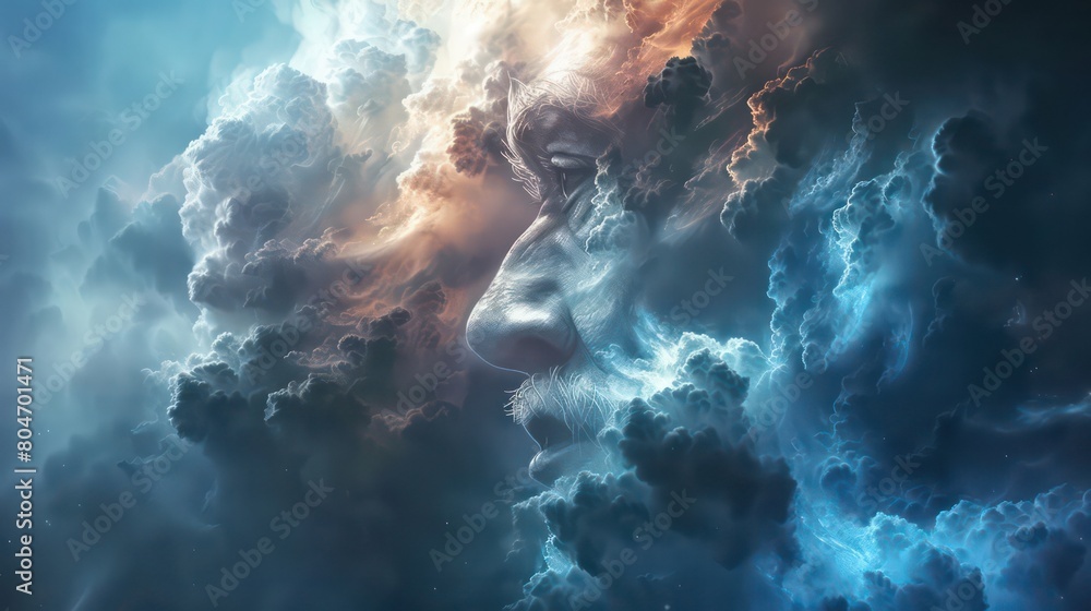 Portrait of God in the Sky Portrait of God in the Sky