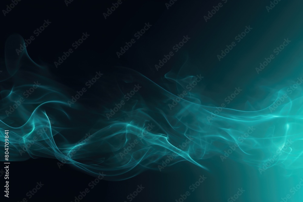 blue smoke on black background