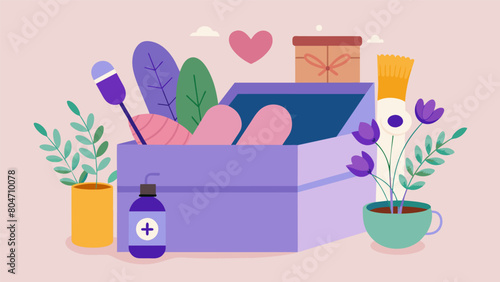 Surprise your stressedout friend with a selfcare box filled with soothing lavenderscented goodies a neck massager and a stress relief coloring book..