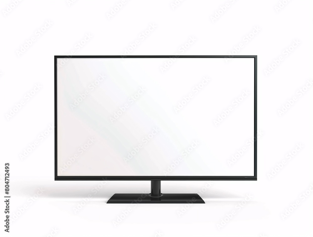 vector illustration of modern flat screen television with vector illustration of modern flat screen television with