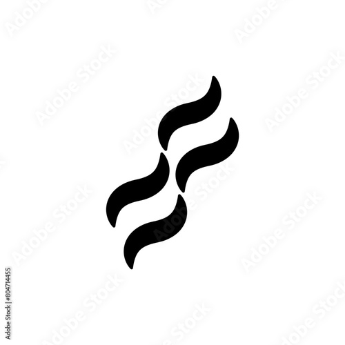 smoke concept line icon. Simple element illustration. smoke concept outline symbol design.