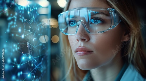 Woman Wearing Glasses and White Shirt