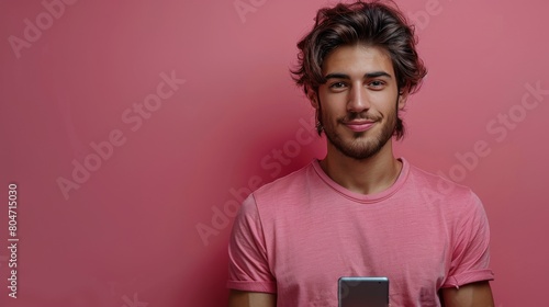 Man Holding Cell Phone