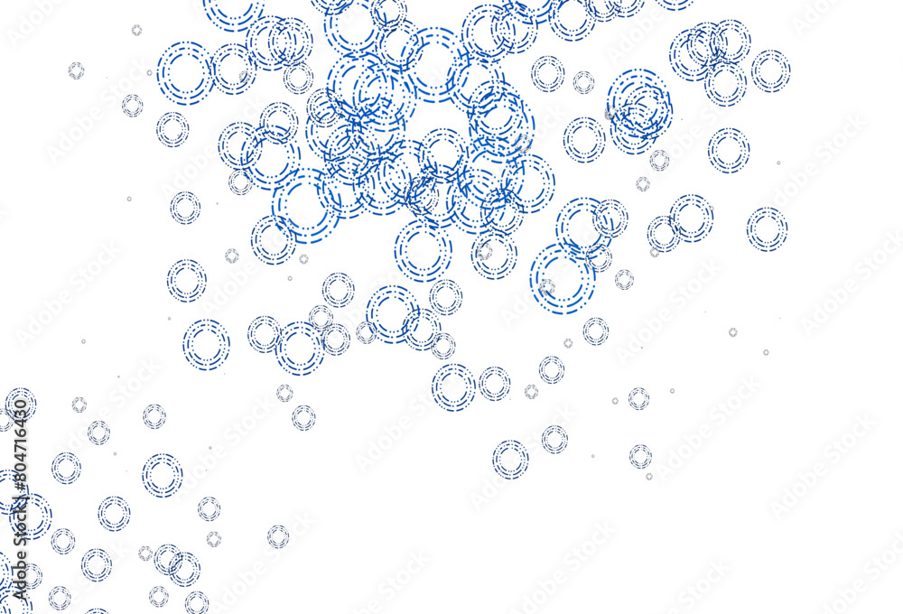Light BLUE vector template with circles. Light BLUE vector template with circles.