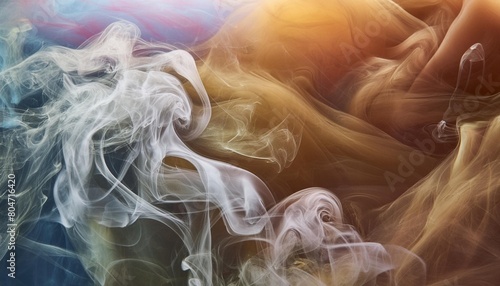 an abstract colorful smoke background