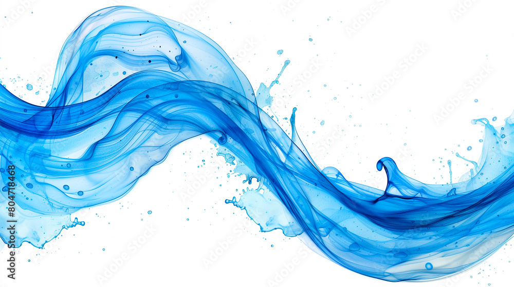 Abstract Blue Liquid Wave Background. Vibrant and dynamic abstract illustration of a flowing blue liquid wave with splashes and bubbles. Abstract Blue Liquid Wave Background. Vibrant and dynamic abstract illustration of a flowing blue liquid wave with splashes and bubbles.
