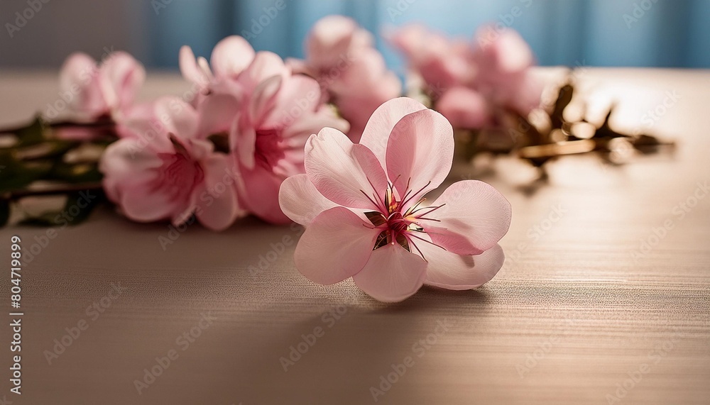 closeup of pink flowers on a table showcasing natural beauty