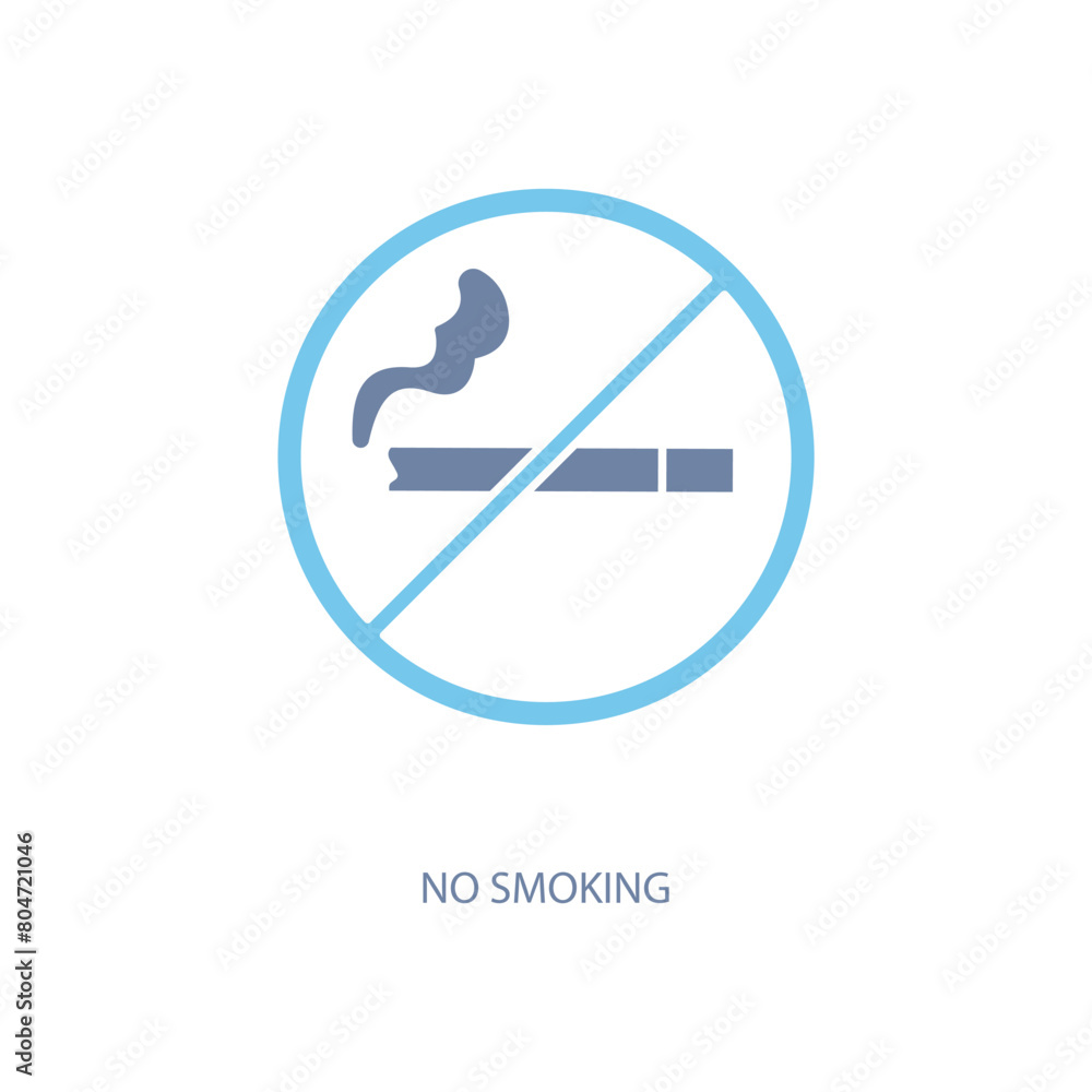 no smoking concept line icon. Simple element illustration. no smoking concept outline symbol design. no smoking concept line icon. Simple element illustration. no smoking concept outline symbol design.