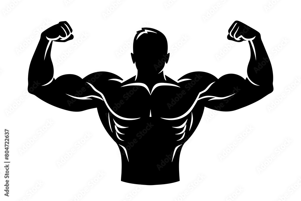 man arms line art silhouette illustration man arms line art silhouette illustration