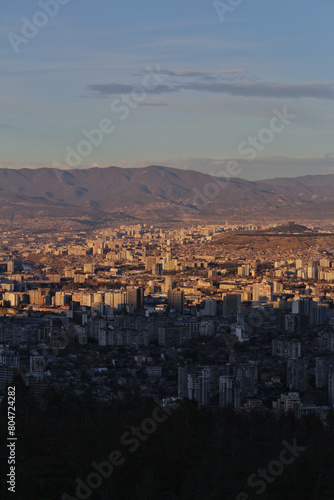 view of the city of Tbilisi