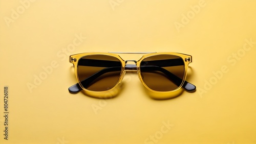Top view men's summer sunglasses