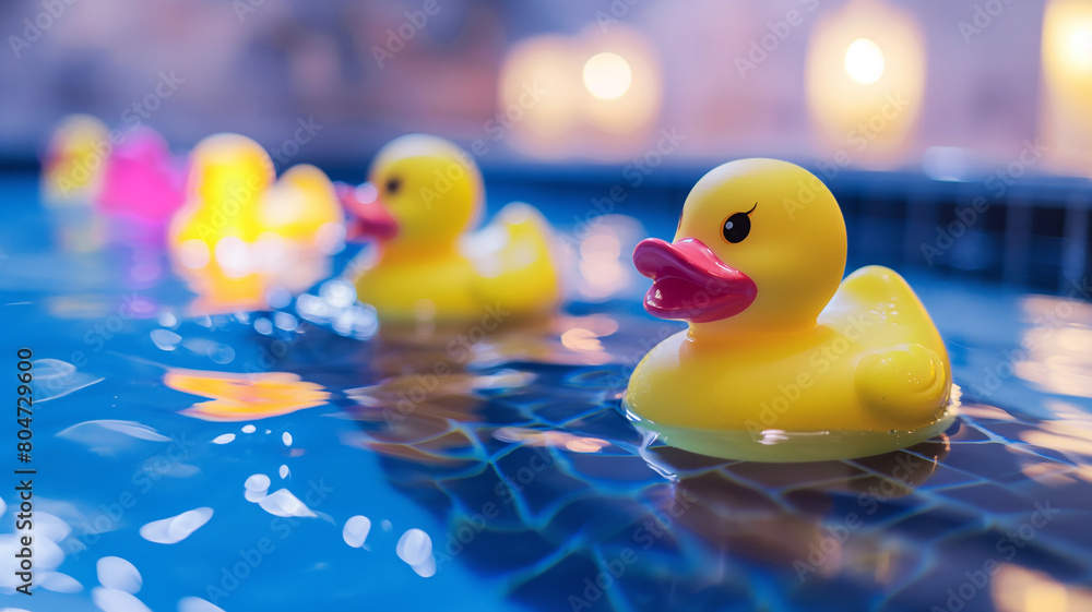yellow rubber duck on the bath yellow rubber duck on the bath