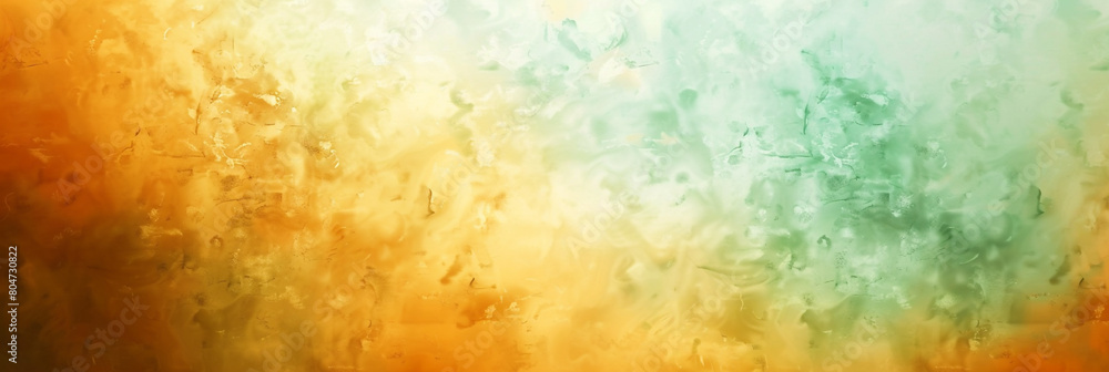 soothing horizontal gradient of mint green and saffron, ideal for an elegant abstract background