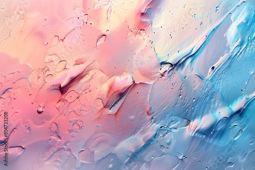 Fototapeta Naklejka Na Ścianę i Meble -  Multicolored volume texture painting. Abstract art background. Oil or acryl on canvas. Rough brushstrokes of paint. Closeup of a painting by oil and palette knife.