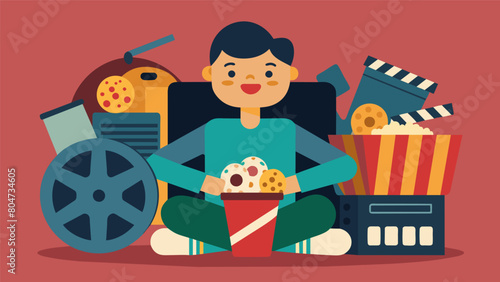 Having a movie marathon of old favorite films basking in the nostalgia and comfort they bring..