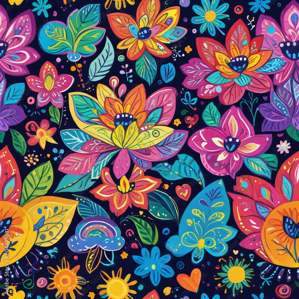 seamless floral pattern seamless floral pattern