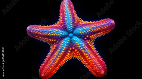 Vivid color starfish