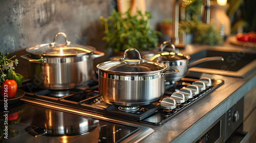 stove in the kitchen