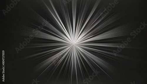 abstract radial background with background with black and white divergent rays