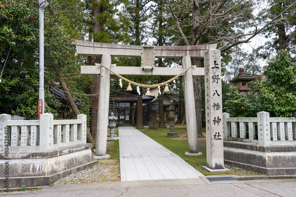 金沢の上野八幡神社 金沢の上野八幡神社