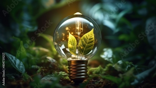 Renewable Energy.Environmental protection, renewable, sustainable energy sources. Concepts of environmental conservation and global warming, background