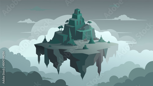 The island is shrouded in a thick fog causing disorienting illusions and making it impossible to know what dangers may be hiding just out of sight..