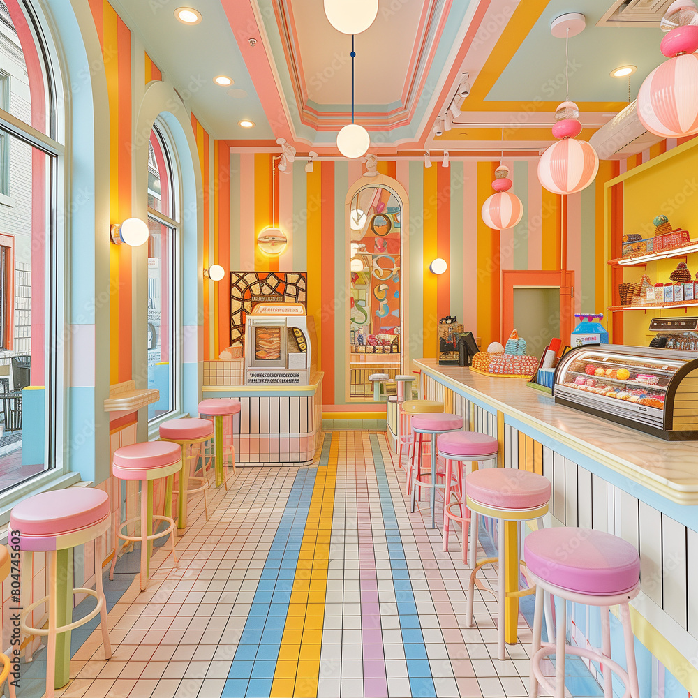 Pastel Pleasures: Indulge in Sweet Delights at Our Ice Cream Parlor