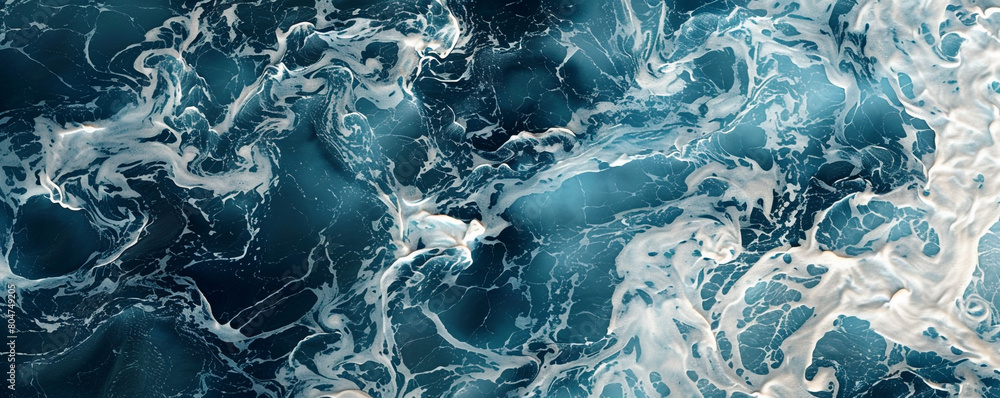 Ocean Blue Marble with Swirling White Patterns, Serene and Captivating for Spa and Wellness Spaces Ocean Blue Marble with Swirling White Patterns, Serene and Captivating for Spa and Wellness Spaces