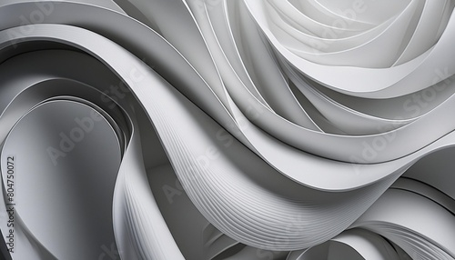 abstract curvy background with soft gray tones