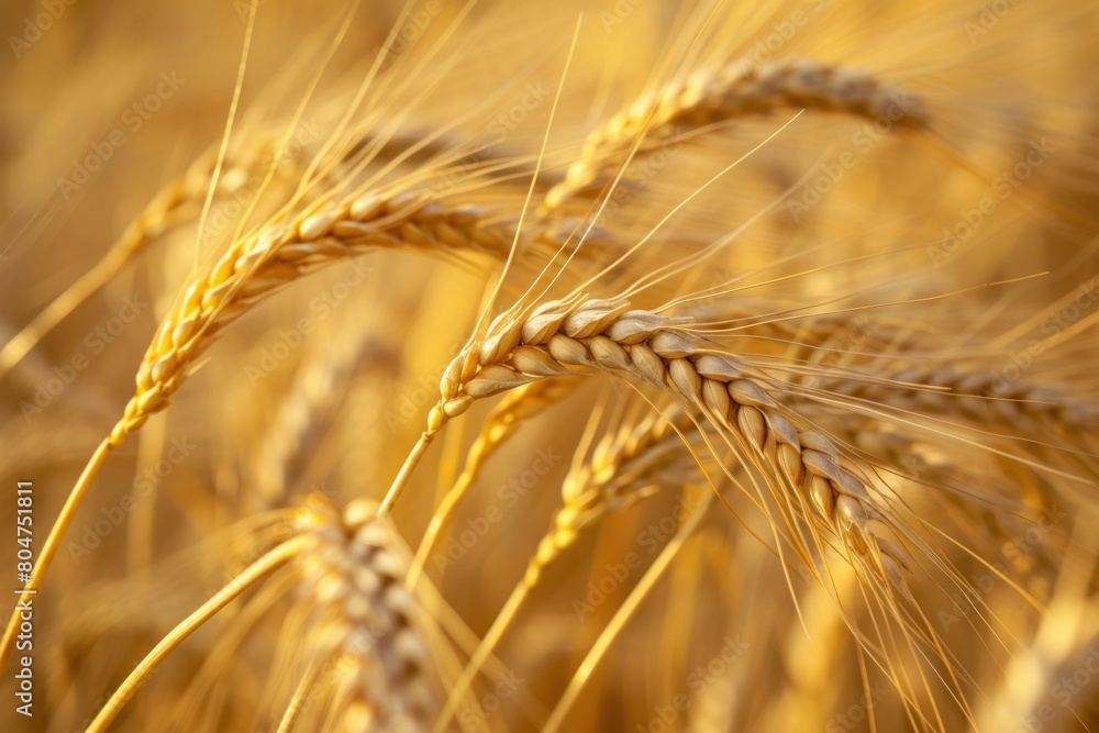 Agricultural Barley wheat background. Cereal farm. Generate Ai Agricultural Barley wheat background. Cereal farm. Generate Ai