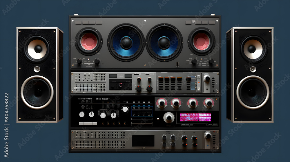 speakers, amplifier speakers, amplifier