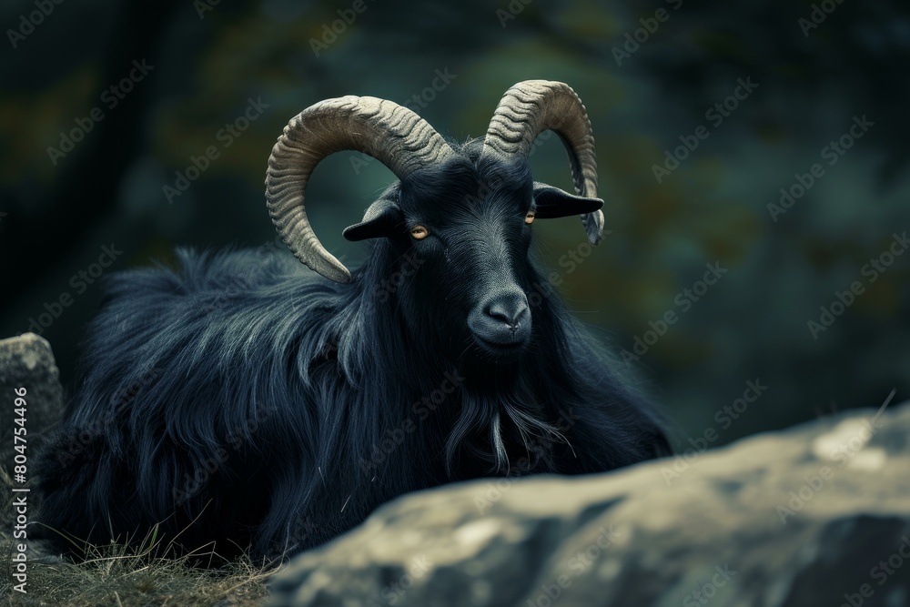Otherworldly Bathomet goat satana. Cult animal. Generate Ai Otherworldly Bathomet goat satana. Cult animal. Generate Ai