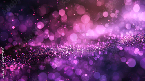 Vibrant Violet Glitter Lights  Abstract and Dreamy Background for Creative Projects