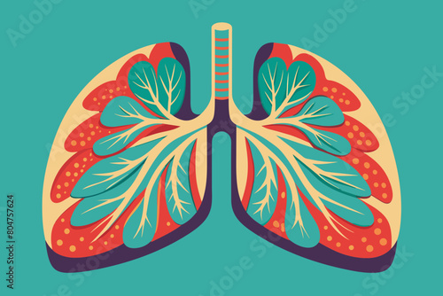 lungs vector illustration