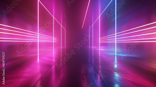 Abstract Light Visuals Background