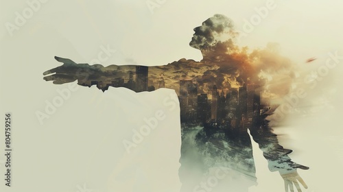 “Poignant Double Exposure: Freedom and Liberation to Weighed Down Burdens”